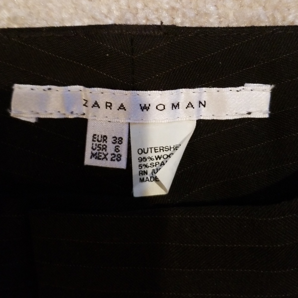 Zara dressy Shorts pinstripe black